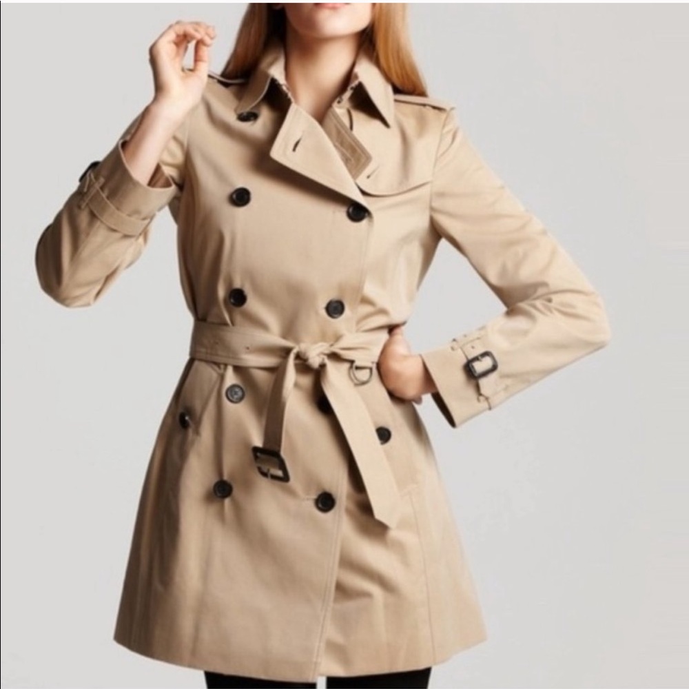 Zara Trench Camel Trench Coat Size Small